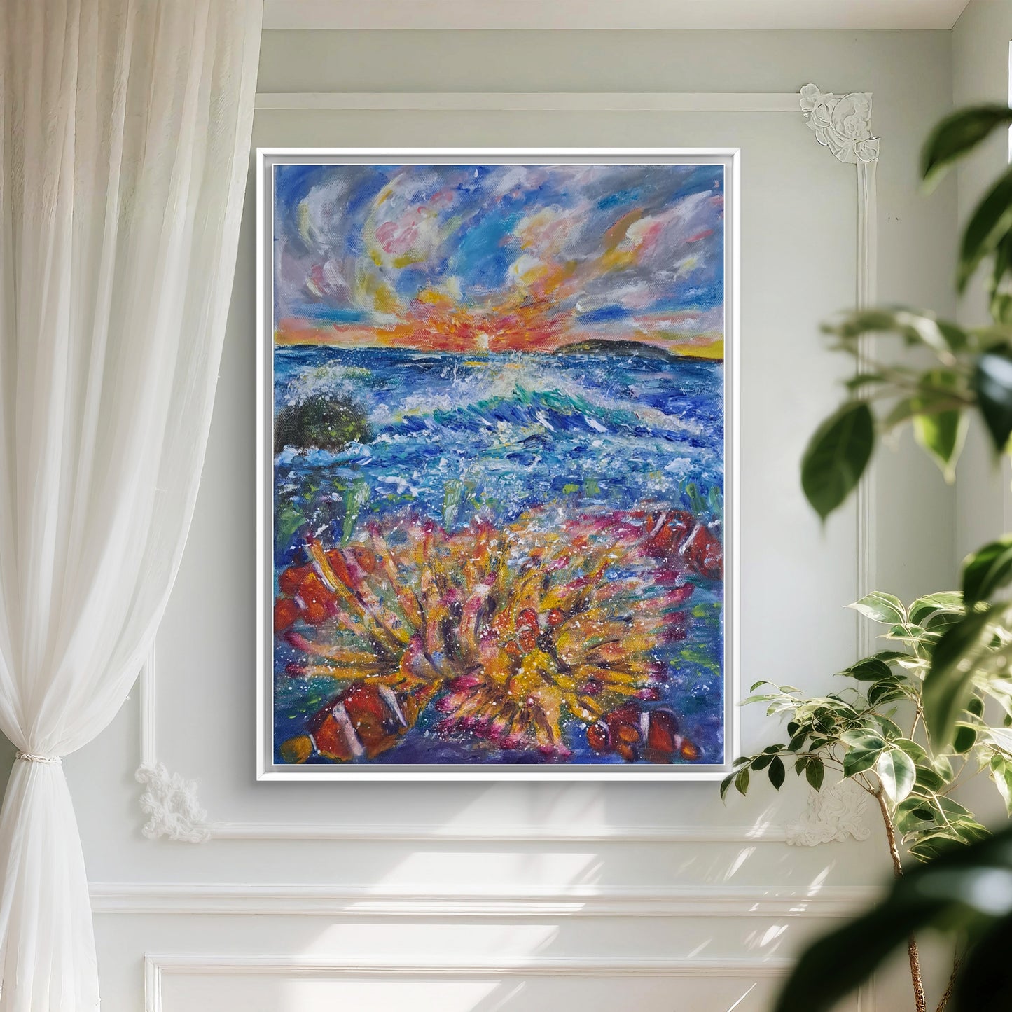"Dancing through the reef"