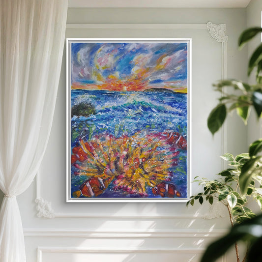 "Dancing through the reef"