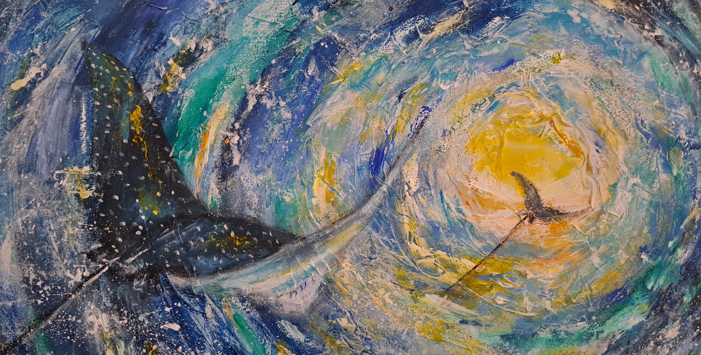 Balance beneath the wave