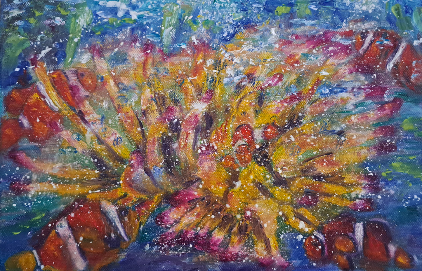 "Dancing through the reef"