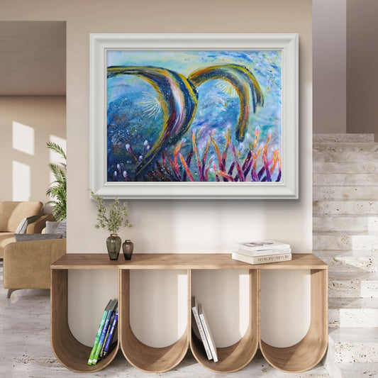 "Ocean Shadows: The Graceful Batfish"