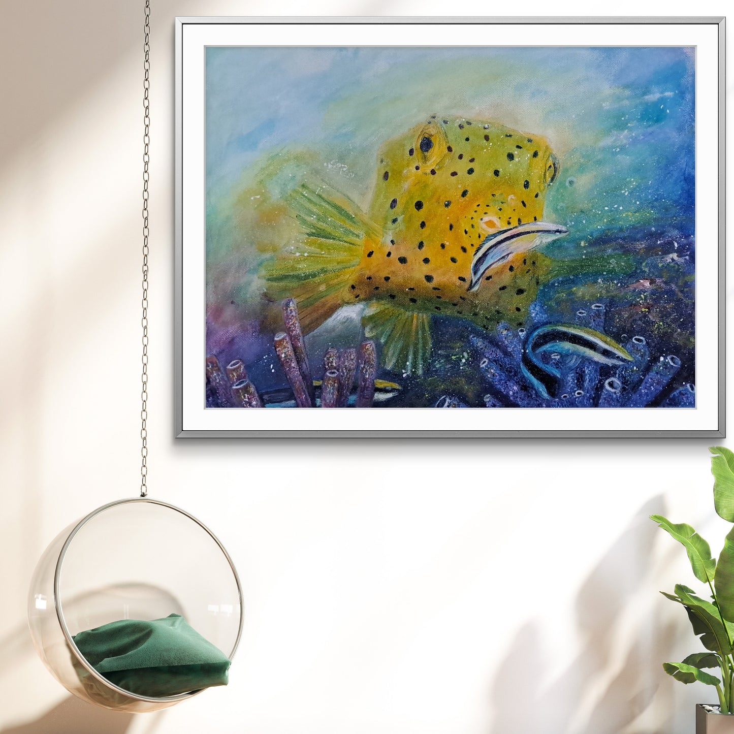 “Golden Wanderer of the Reef”