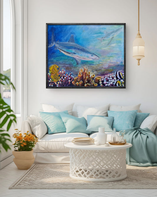 "Caribbean Reef Shark: Keeper of Balance"